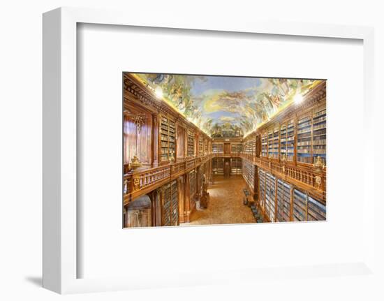 Czech Republic Prague, Strahov Monastery Library - the Philosophical Hall-null-Framed Photographic Print