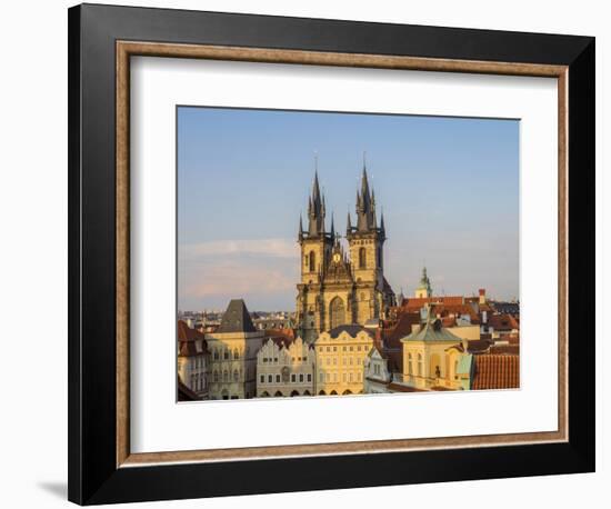 Czech Republic, Prague. Tyn Church in Old Town Square.-Julie Eggers-Framed Photographic Print