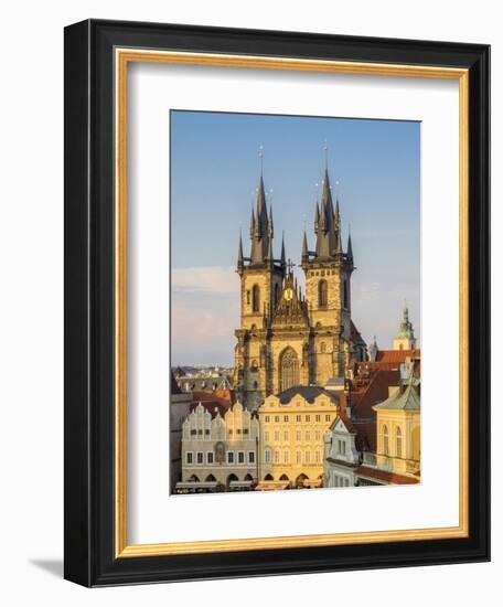 Czech Republic, Prague. Tyn Church in Old Town Square.-Julie Eggers-Framed Photographic Print
