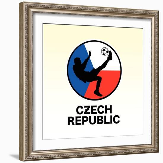 Czech Republic Soccer-null-Framed Giclee Print