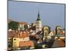 Czech Republic, South Moravia, Mikulov. The church Tower of St Wenceslas.-Julie Eggers-Mounted Photographic Print