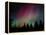 D. Aurora Borealis Alaska Red Skies Northern Lights Copper Center Alaska-pinky-Framed Premier Image Canvas