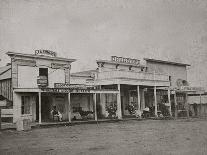 Santa Fe, New Mexico Territory Street Scene-D.B. Chase-Art Print