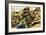 D-Day Landing-English School-Framed Giclee Print