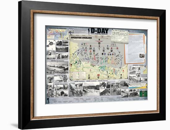 D-Day-null-Framed Art Print