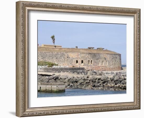 D'Estrees Fort Now a Museum of Slavery, Goree Island, Near Dakar, Senegal, West Africa-Robert Harding-Framed Photographic Print