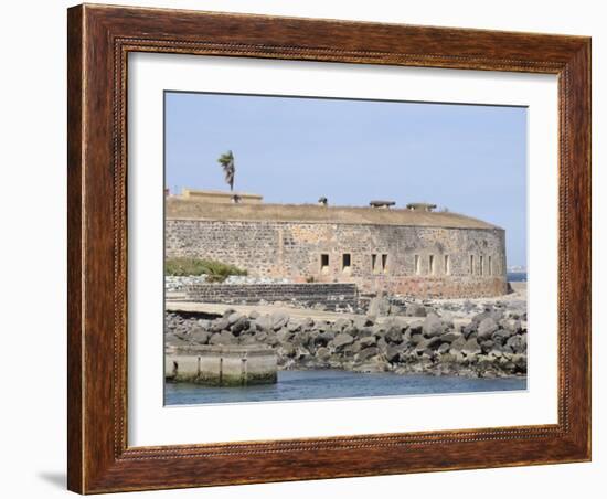 D'Estrees Fort Now a Museum of Slavery, Goree Island, Near Dakar, Senegal, West Africa-Robert Harding-Framed Photographic Print