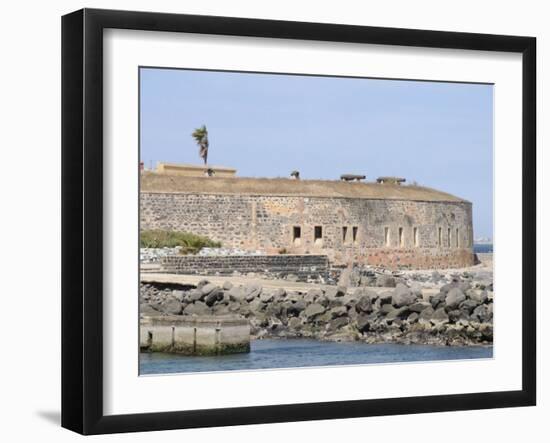 D'Estrees Fort Now a Museum of Slavery, Goree Island, Near Dakar, Senegal, West Africa-Robert Harding-Framed Photographic Print