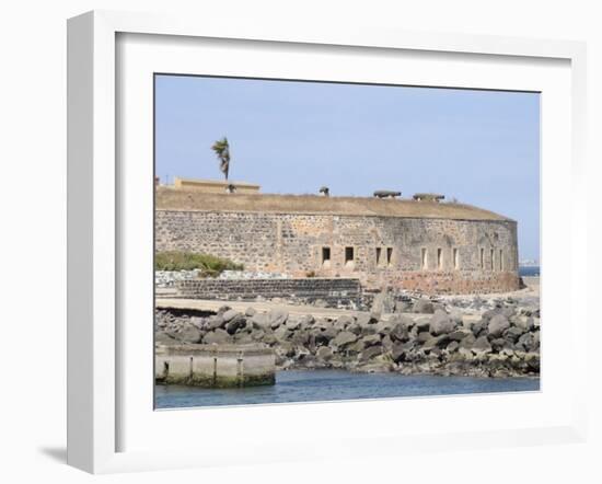 D'Estrees Fort Now a Museum of Slavery, Goree Island, Near Dakar, Senegal, West Africa-Robert Harding-Framed Photographic Print