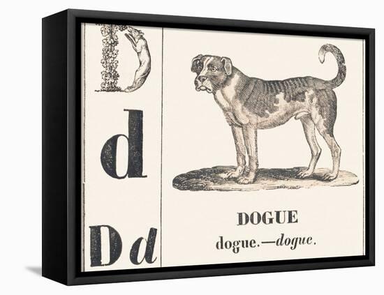 D for Dogue, 1850 (Engraving)-Louis Simon (1810-1870) Lassalle-Framed Premier Image Canvas