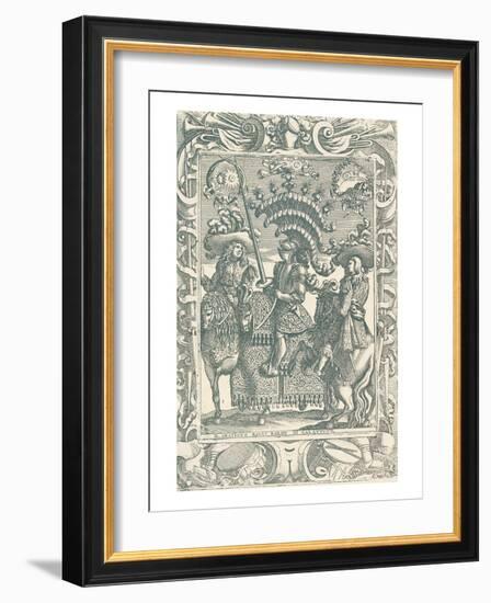 D. Gratiano Balli Baron di Galattvvo-null-Framed Art Print