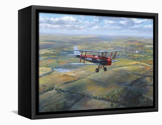 D.H. Tiger Moth-Roy Cross-Framed Stretched Canvas