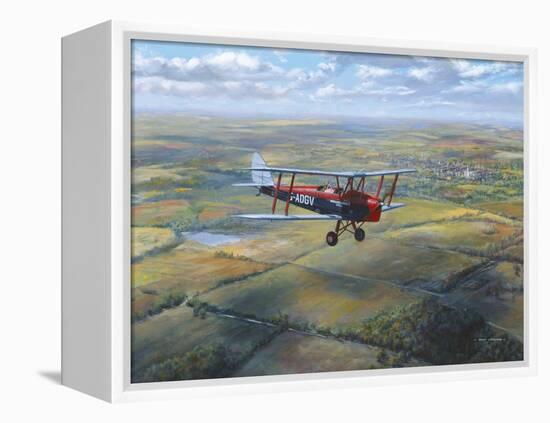 D.H. Tiger Moth-Roy Cross-Framed Stretched Canvas