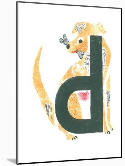 d is for dog-Mary Kuper-Mounted Giclee Print