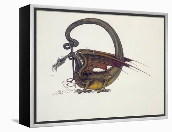 D Is for Dragon, 1979-Wayne Anderson-Framed Premier Image Canvas