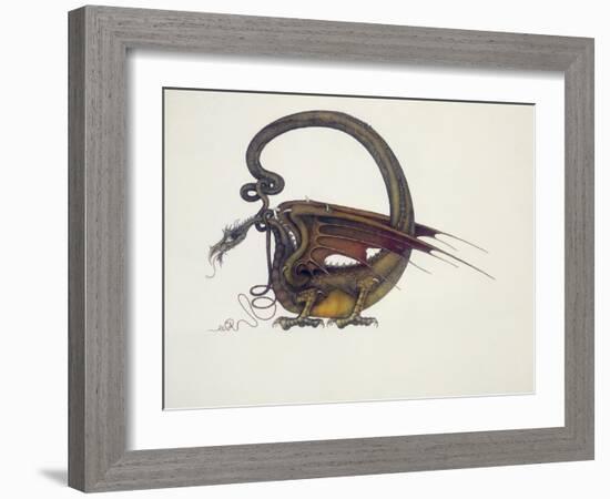 D Is for Dragon, 1979-Wayne Anderson-Framed Giclee Print