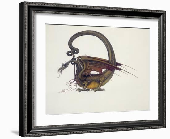 D Is for Dragon, 1979-Wayne Anderson-Framed Giclee Print