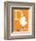D is for Dream (orange)-Theodor (Dr. Seuss) Geisel-Framed Art Print