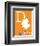 D is for Dream (orange)-Theodor (Dr. Seuss) Geisel-Framed Art Print