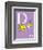 D is for Duck (purple)-Theodor (Dr. Seuss) Geisel-Framed Art Print