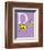 D is for Duck (purple)-Theodor (Dr. Seuss) Geisel-Framed Art Print