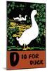 D is for Duck-Charles Buckles Falls-Mounted Art Print