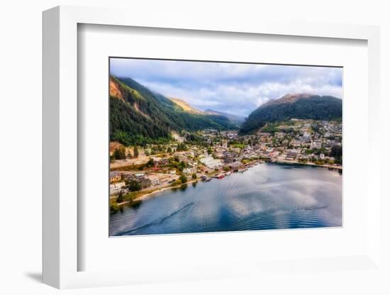 D NZ Queenstown Downtown-zetter-Framed Photographic Print