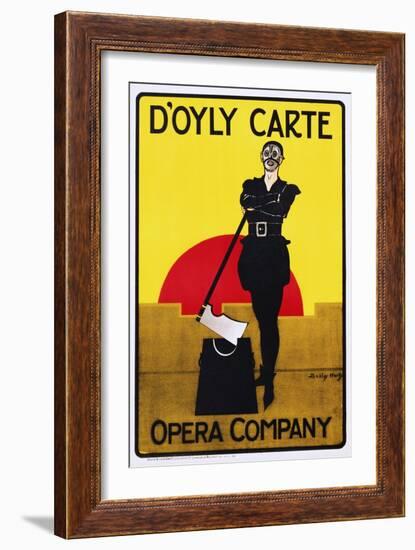 D'Oyly Carte Opera Company Poster-Dudley Hardy-Framed Giclee Print