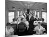 D&Rgw Dining Car Interior, c.1927-George Lytle Beam-Mounted Photographic Print