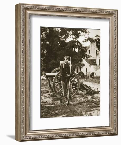 D.W.C. Arnold, a Private in the Union Army, Near Harper's Ferry, Virginia, 1861-Mathew Brady-Framed Giclee Print