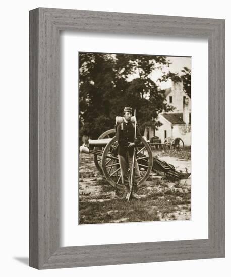 D.W.C. Arnold, a Private in the Union Army, Near Harper's Ferry, Virginia, 1861-Mathew Brady-Framed Giclee Print