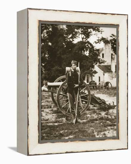 D.W.C. Arnold, a Private in the Union Army, Near Harper's Ferry, Virginia, 1861-Mathew Brady-Framed Premier Image Canvas