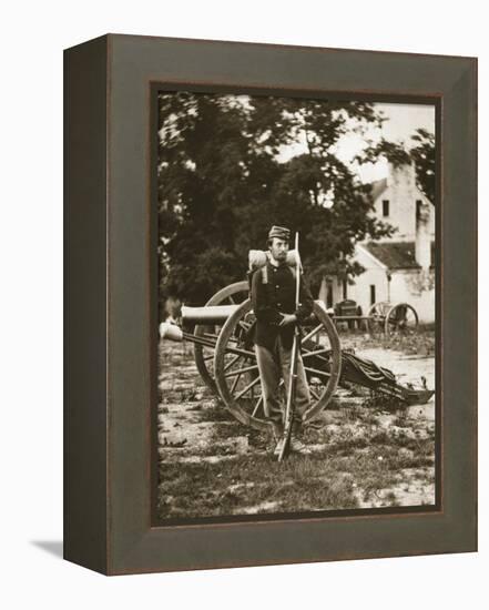 D.W.C. Arnold, a Private in the Union Army, Near Harper's Ferry, Virginia, 1861-Mathew Brady-Framed Premier Image Canvas