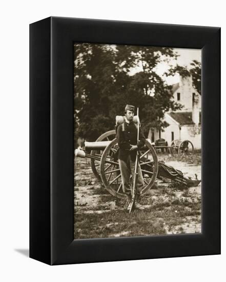 D.W.C. Arnold, a Private in the Union Army, Near Harper's Ferry, Virginia, 1861-Mathew Brady-Framed Premier Image Canvas