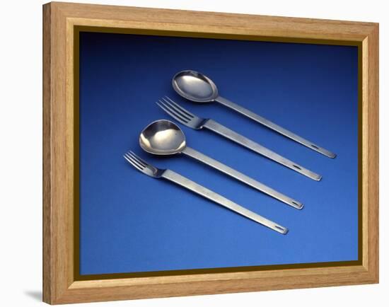 D.W. Hislop Set of Spoons and Forks-Charles Rennie Mackintosh-Framed Premier Image Canvas