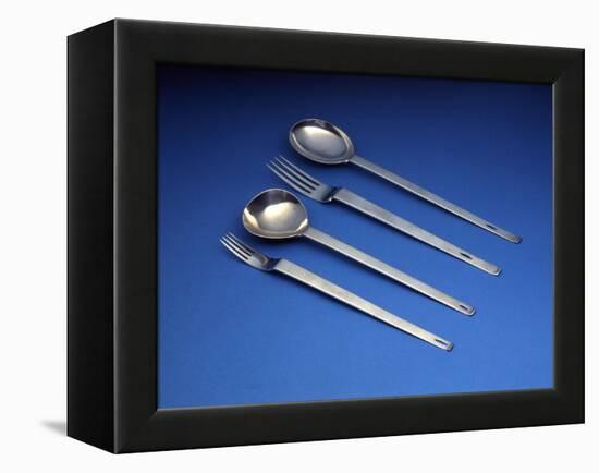 D.W. Hislop Set of Spoons and Forks-Charles Rennie Mackintosh-Framed Premier Image Canvas