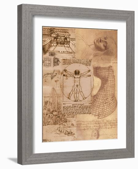 Da Vinci-Maria Trad-Framed Giclee Print