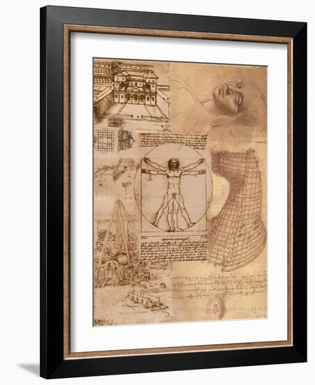 Da Vinci-Maria Trad-Framed Giclee Print