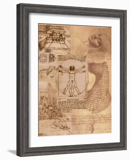 Da Vinci-Maria Trad-Framed Premium Giclee Print