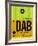 DAB Daytona Beach Luggage Tag I-NaxArt-Framed Art Print