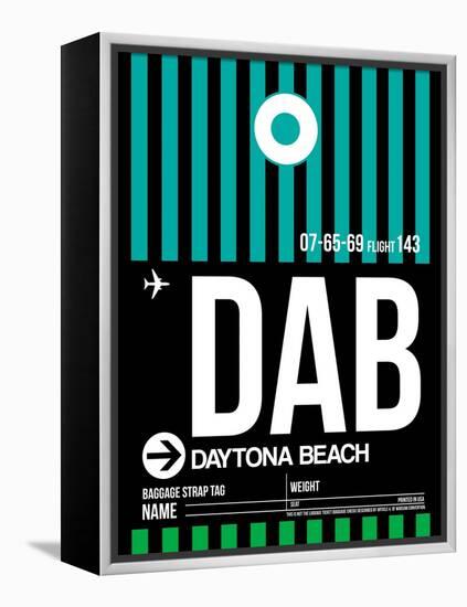 DAB Daytona Beach Luggage Tag II-NaxArt-Framed Stretched Canvas