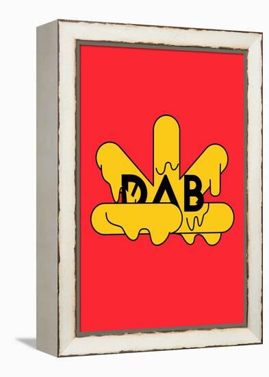 Dab-null-Framed Stretched Canvas