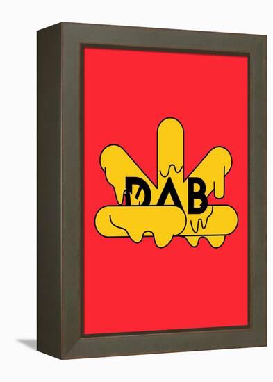 Dab-null-Framed Stretched Canvas