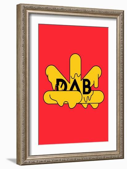 Dab-null-Framed Art Print