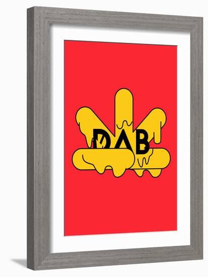 Dab-null-Framed Art Print