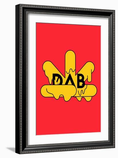 Dab-null-Framed Art Print