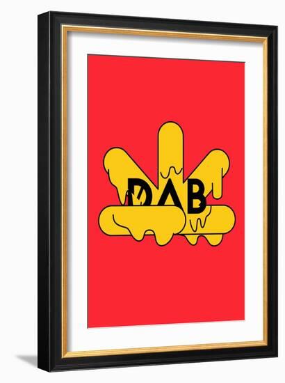 Dab-null-Framed Art Print