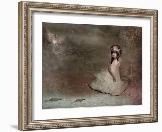 Dabfly-Lynne Davies-Framed Photographic Print