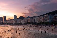 Rio De Janeiro Favela and Ipanema Beach View-dabldy-Framed Photographic Print