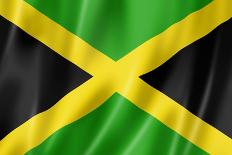 Barbados Flag-daboost-Art Print